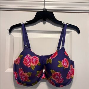 Victoria's Secret Purple Floral Bra